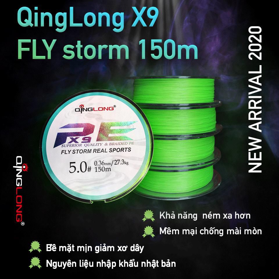 Dù Qing Long PE X9 Fly Storm 150m
