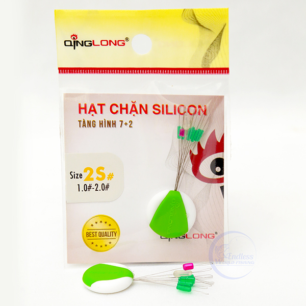 Hạt chặn sillicon tàng hình 7+2 QL (Xanh)