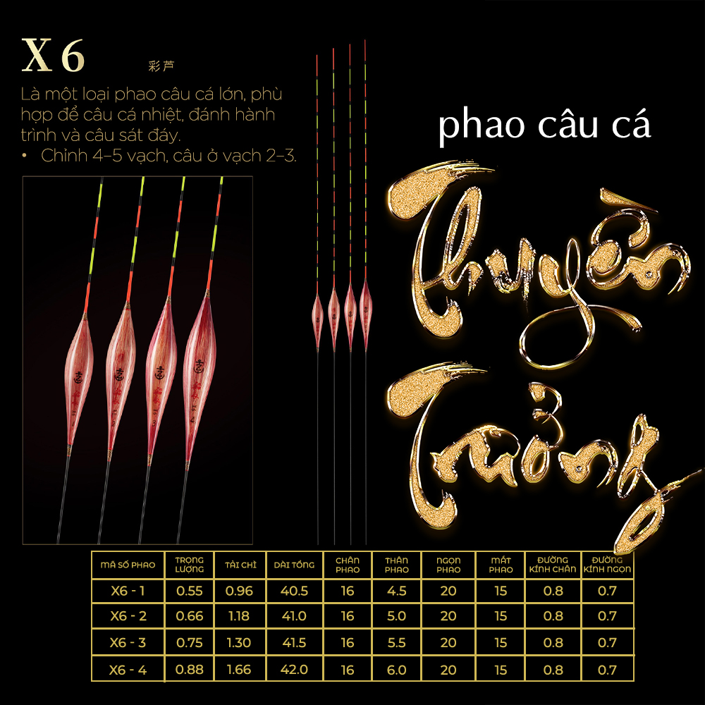 Phao Cỏ Huyết - Mã X6