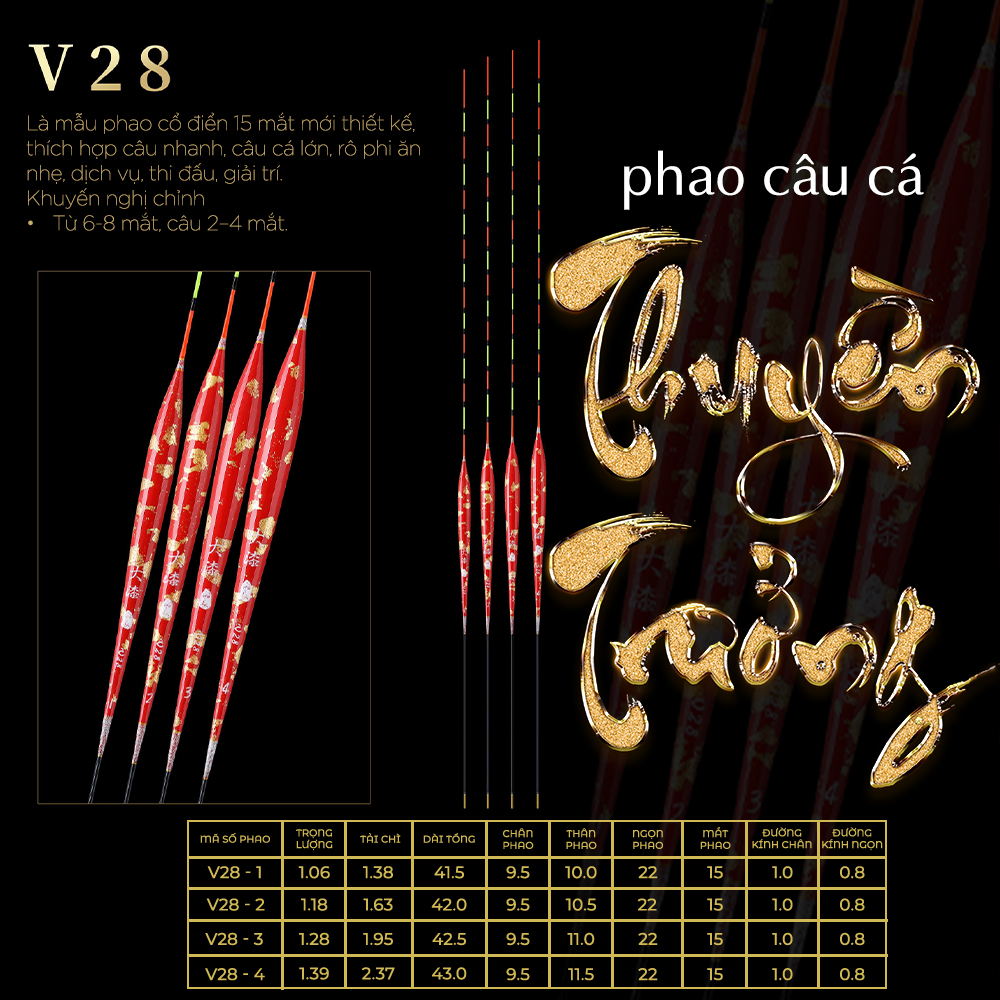Phao Sơn Mài Mạ Vàng - Mã V28