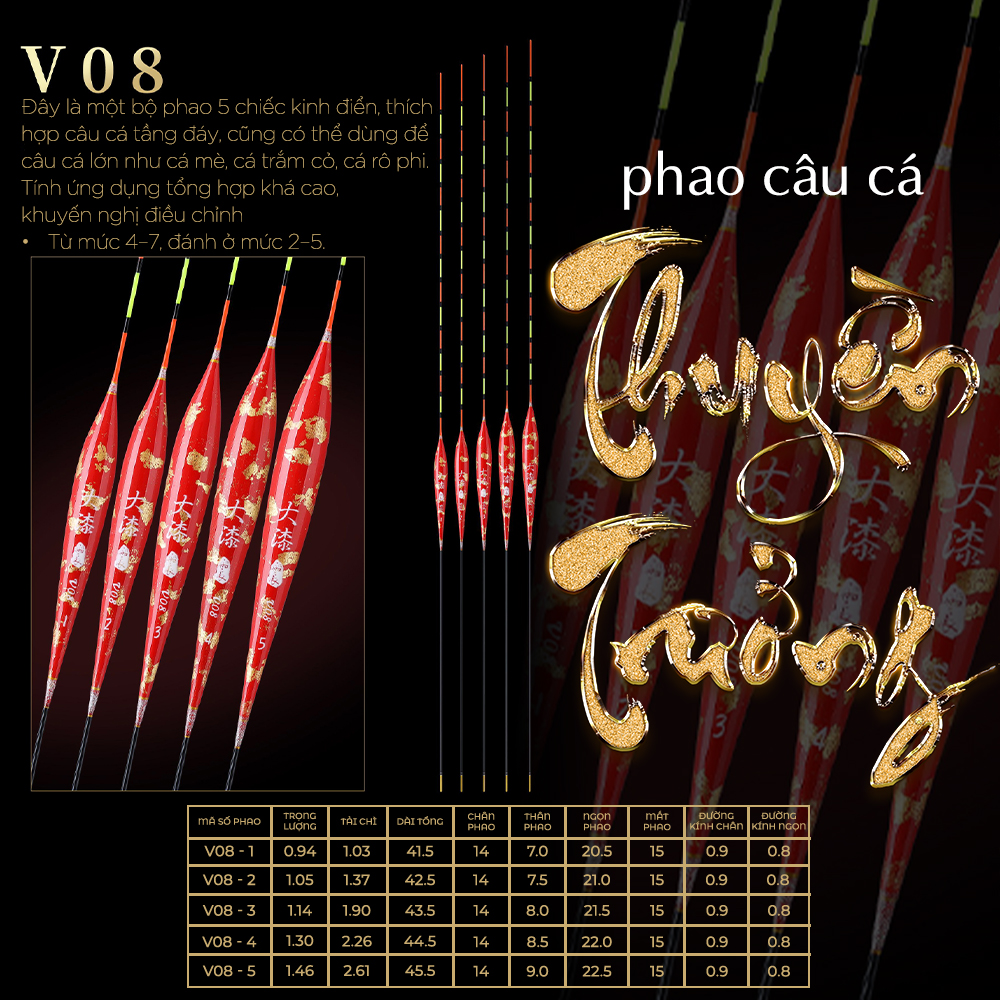 Phao Sơn Mài Mạ Vàng - Mã V08