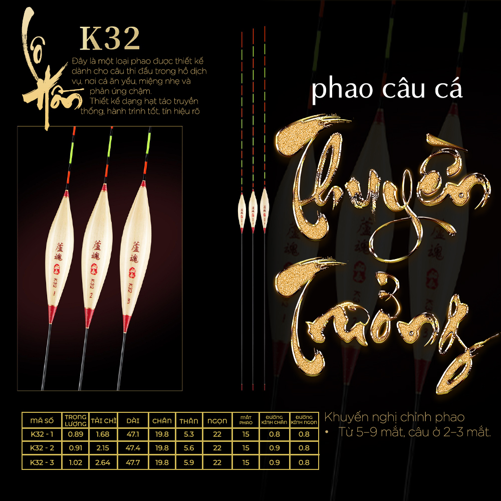 Phao cỏ Thuyền Trưởng - Mã K32