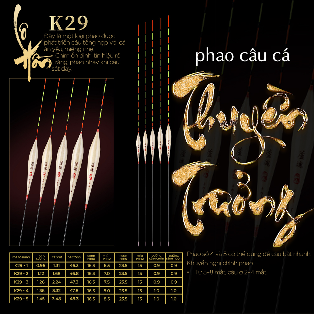 Phao cỏ Thuyền Trưởng - Mã K29