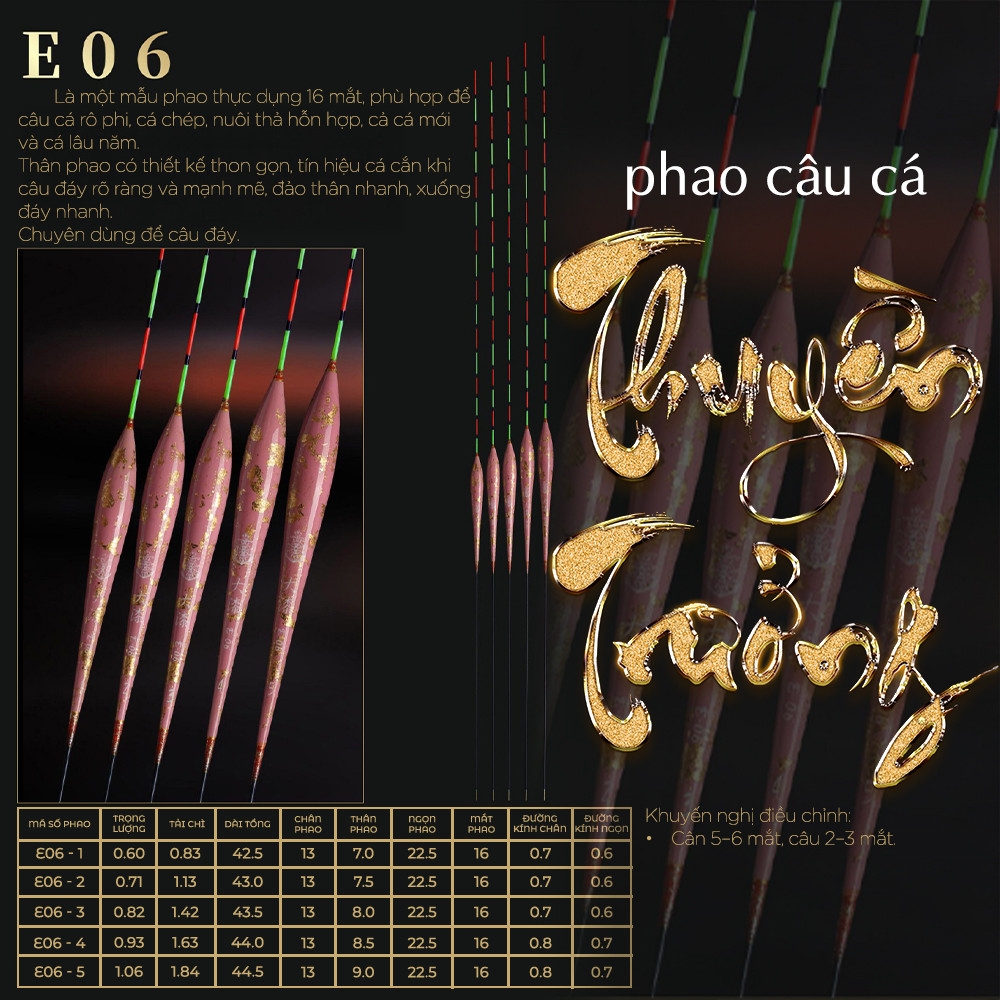 Phao Sơn Mài Mạ Vàng - Mã E06