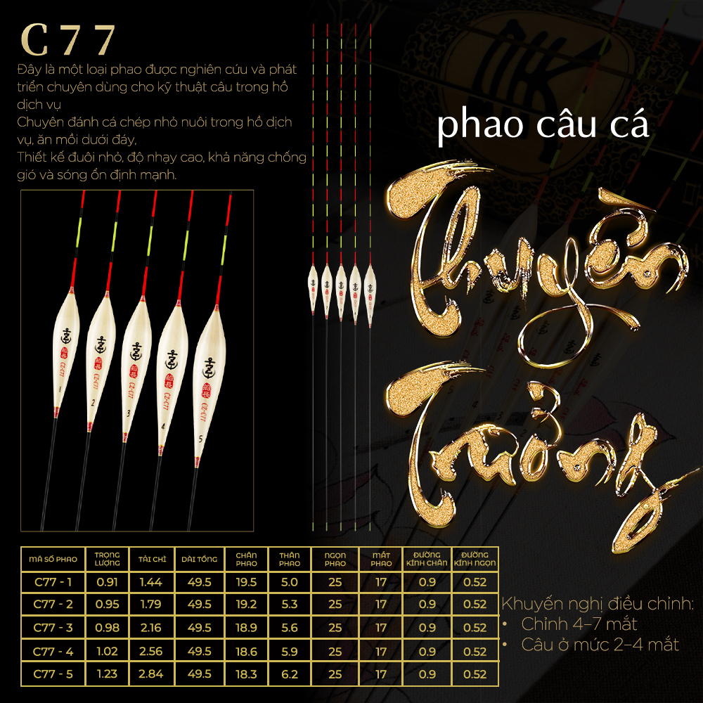 Phao cỏ Thuyền Trưởng - Mã C77