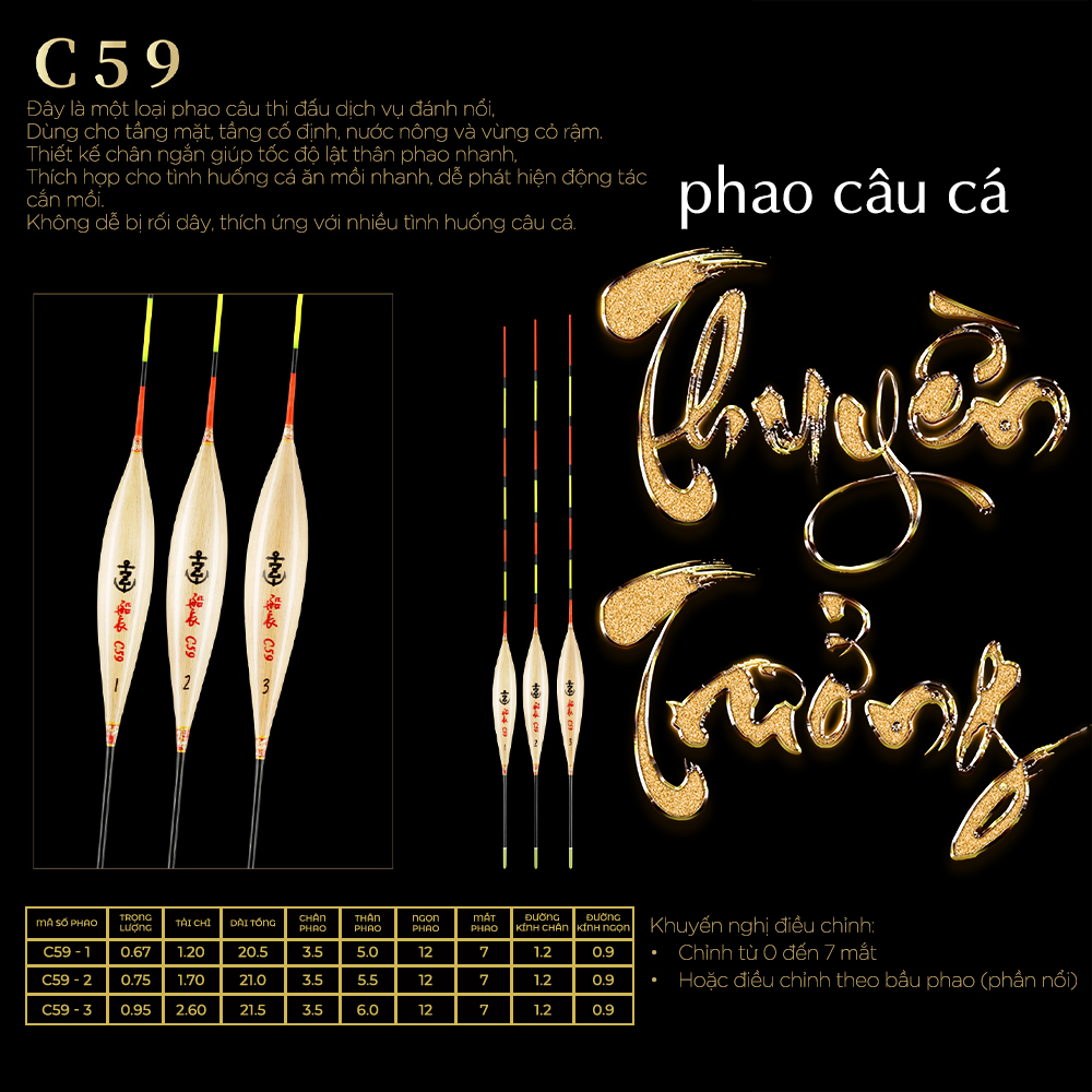 Phao cỏ Thuyền Trưởng - Mã C59