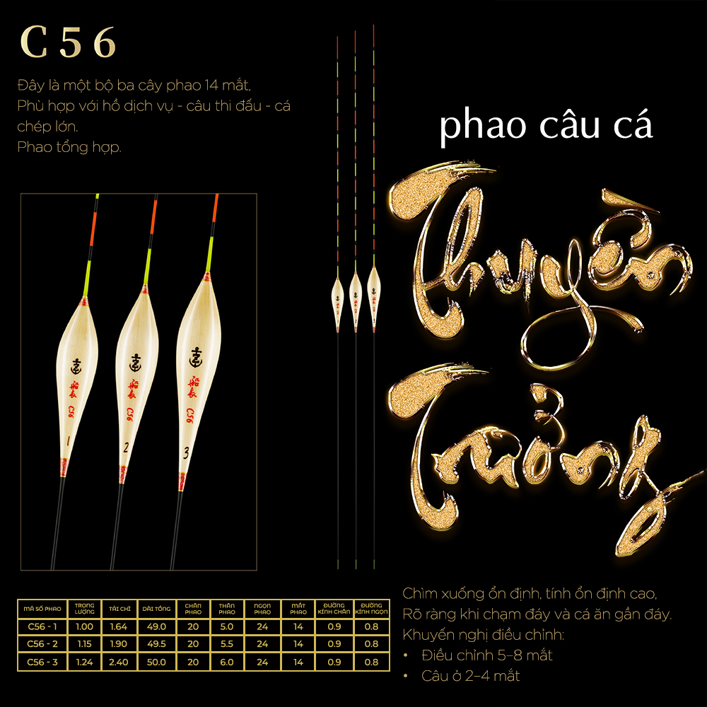 Phao cỏ Thuyền Trưởng - Mã C56