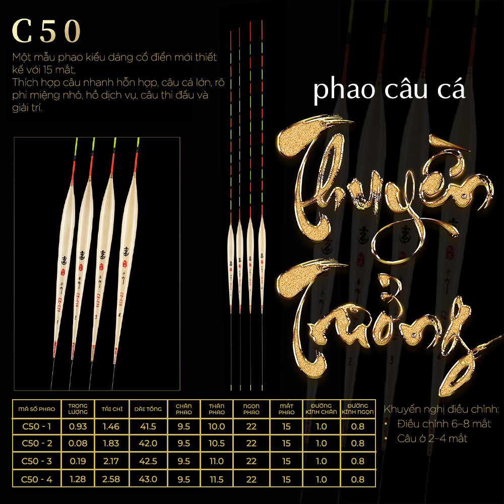 Phao cỏ Thuyền Trưởng - Mã C50