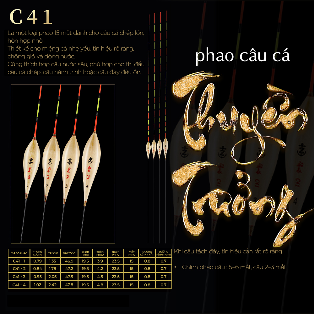 Phao cỏ Thuyền Trưởng - Mã C41