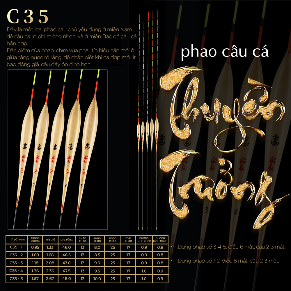 Phao cỏ Thuyền Trưởng - Mã C35