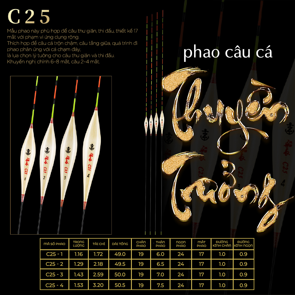 Phao cỏ Thuyền Trưởng - Mã C25