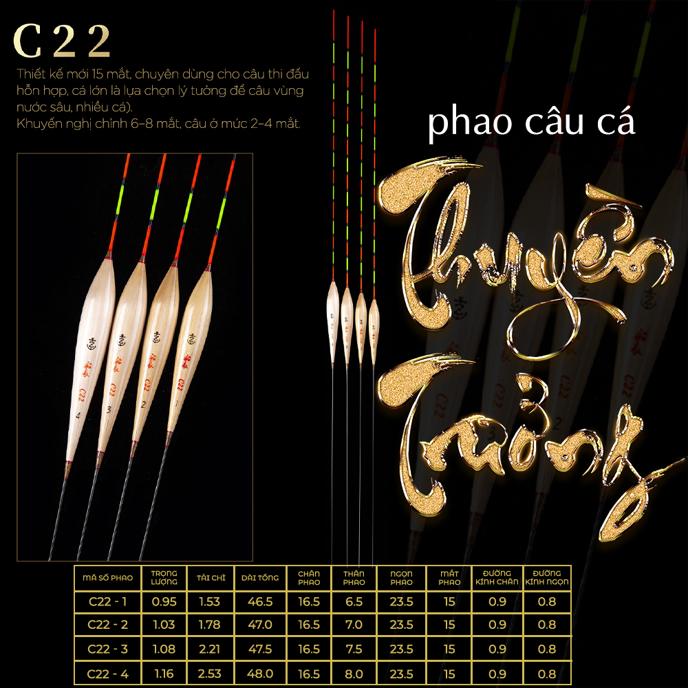 Phao cỏ Thuyền Trưởng - Mã C22