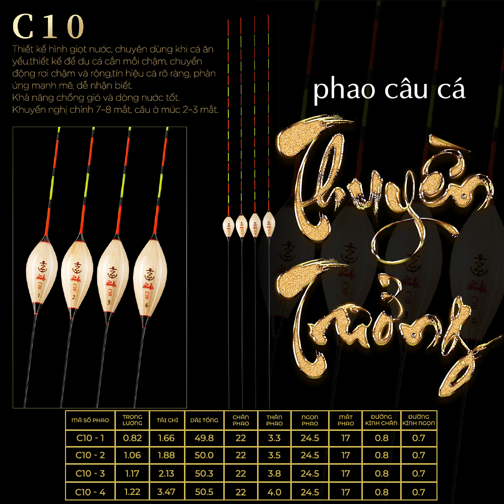 Phao cỏ Thuyền Trưởng - Mã C10
