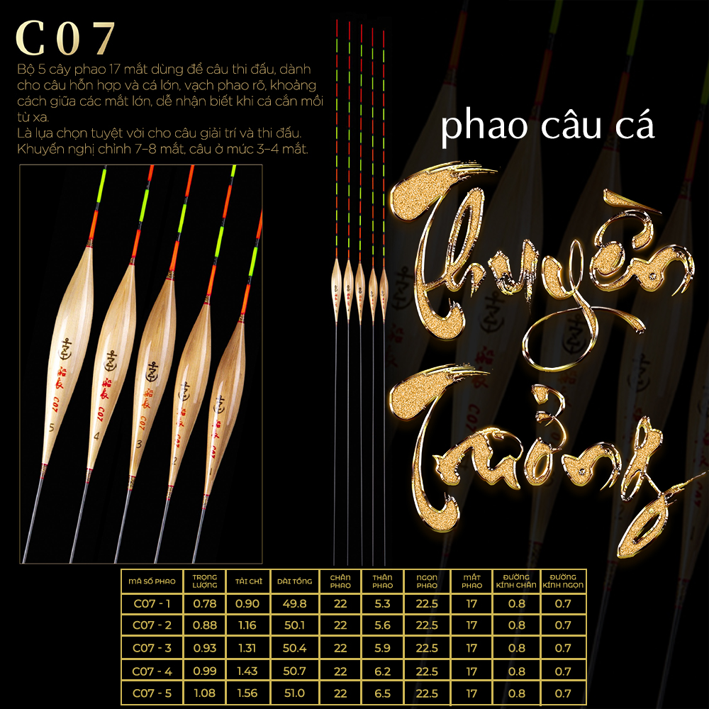 Phao cỏ Thuyền Trưởng - Mã C07