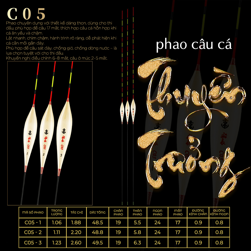 Phao cỏ Thuyền Trưởng - Mã C05