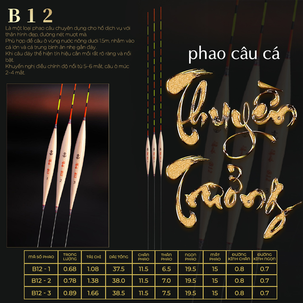 Phao cỏ Thuyền Trưởng - Mã B12