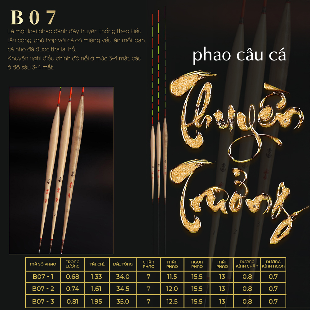 Phao cỏ Thuyền Trưởng - Mã B07